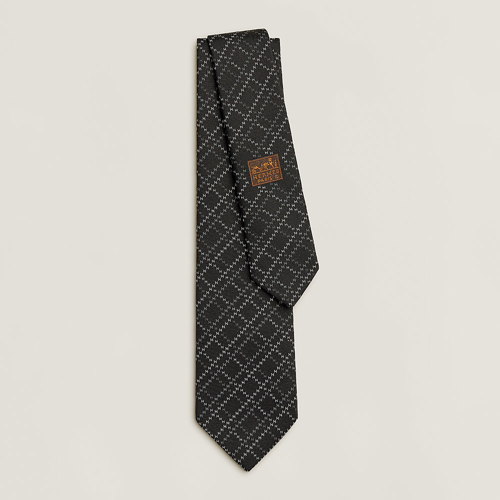 シルクタイ 7 cm 《ミクロ・Hタータン》 | Hermès - エルメス-公式サイト